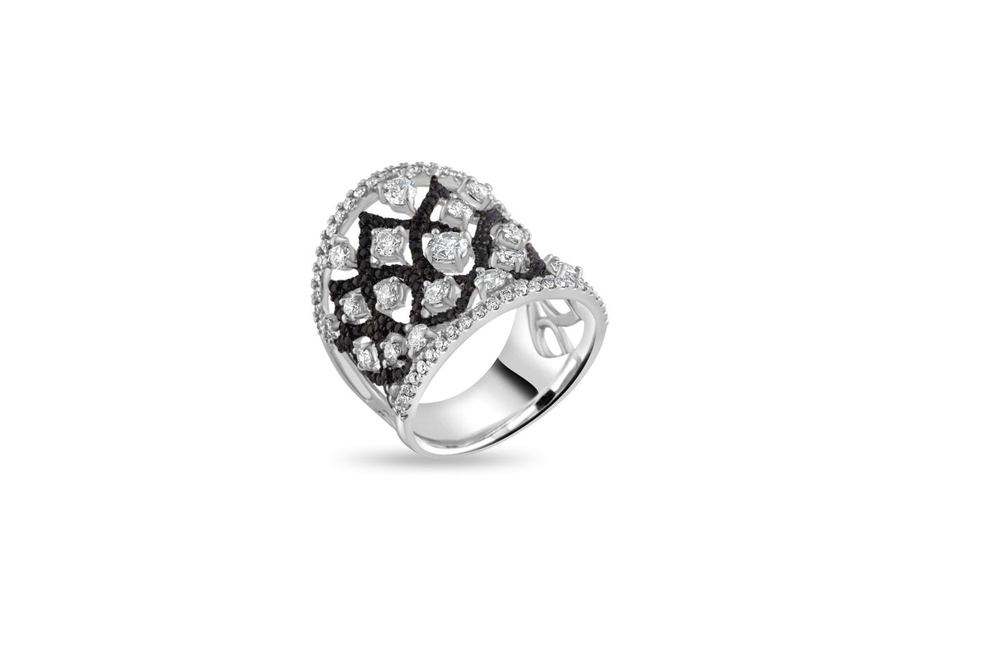 Midnight Mesh Ring
