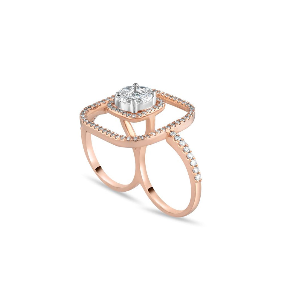 The Halo Diamond Ring
