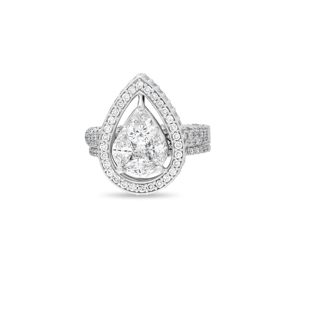 Dewdrop Whisper Diamond Ring