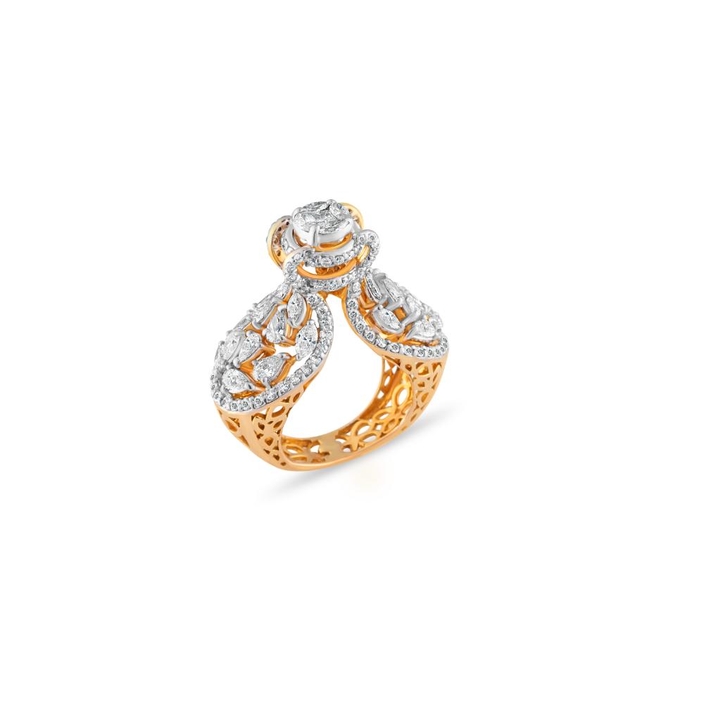 Serpentine Bloom Ring
