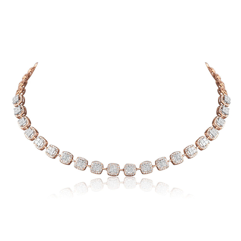 Aurora Cushion Necklace