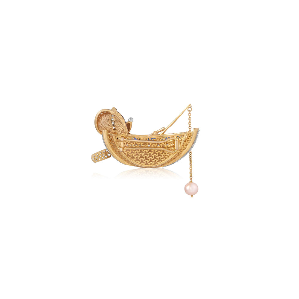 
                      
                        Sapphire Sail Brooch
                      
                    